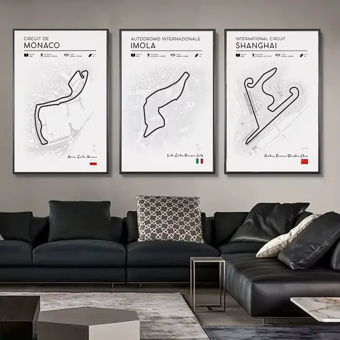 Affiches de piste F1 2025