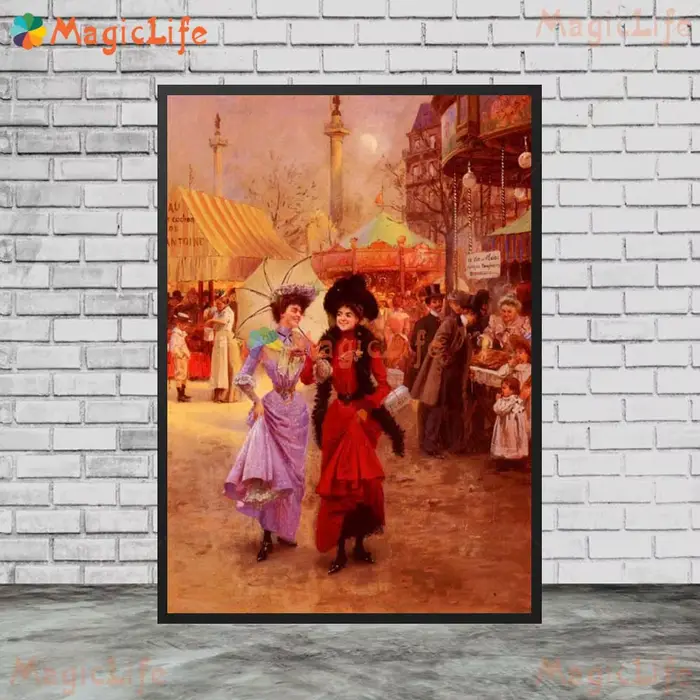 Toile d'art mural avec hérisson de rue parisienne