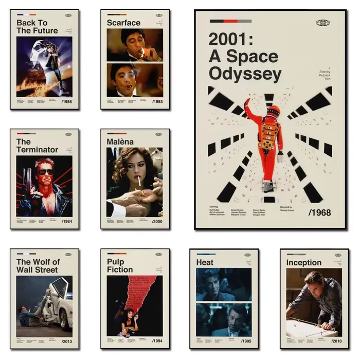 Affiches d'art de films classiques