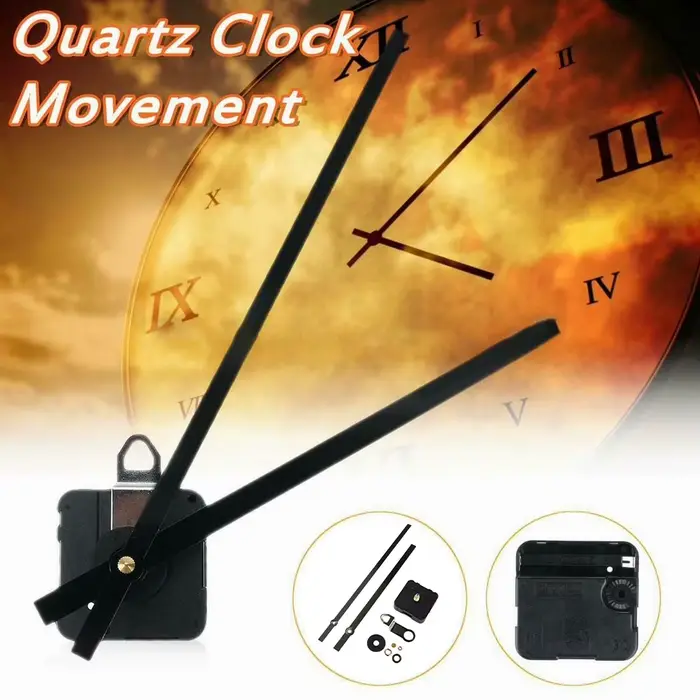 Horloge murale à Quartz, Kit complet de mécanisme de moteur d'horloge à monter soi-même, avec aiguil