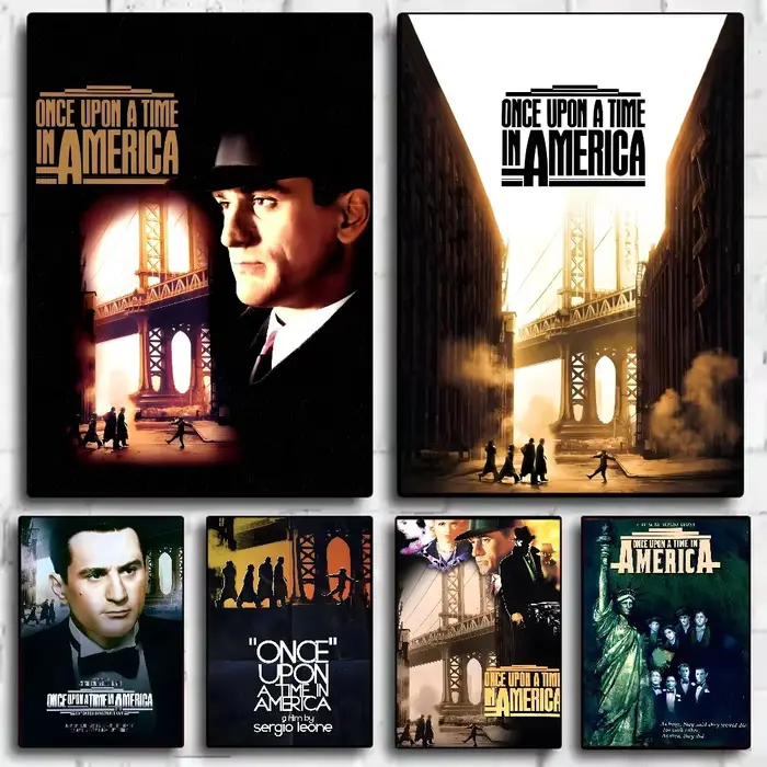 Affiche de film collant il était une fois en amérique