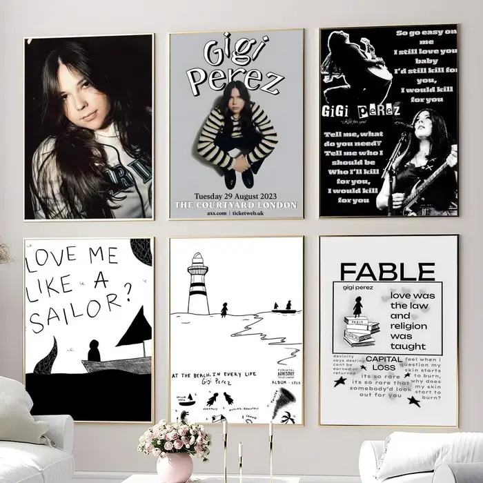 Affiche murale de l'acteur G-Gigi Perez, impression artistique adaptée au salon, chambre à coucher, bar, salon, décoration de la maison, cadeau