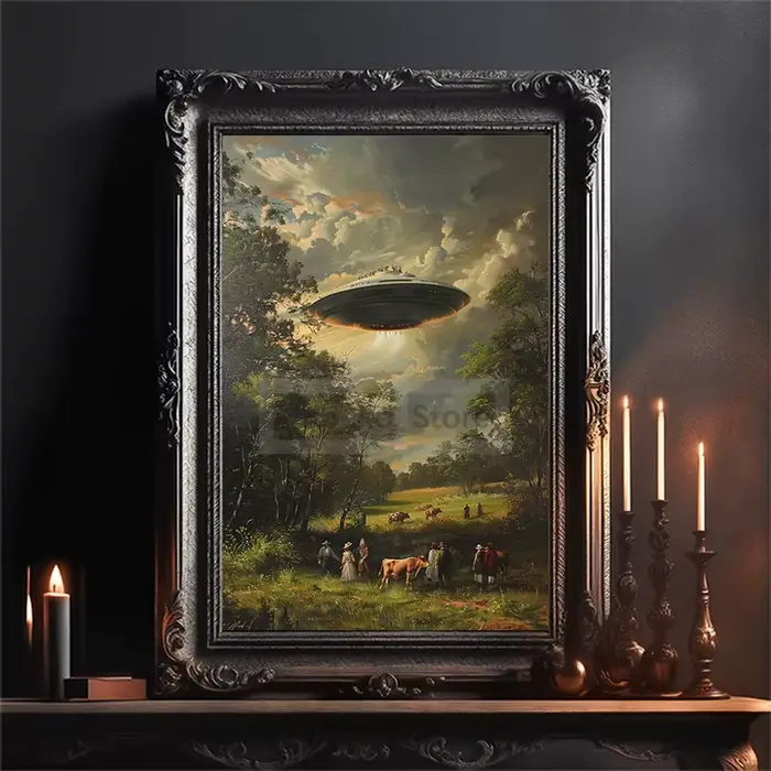 Affiche UFO de Style européen