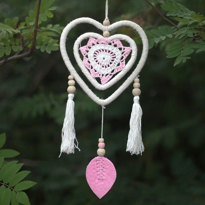 Dream Chacher - Medium Pink Heart in Heart
