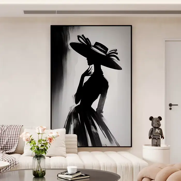 Affiche sur toile abstraite moderne
