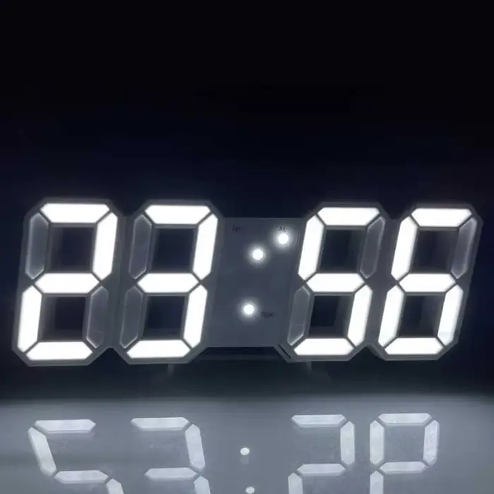 Horloge électronique Simple et lumineuse 3D