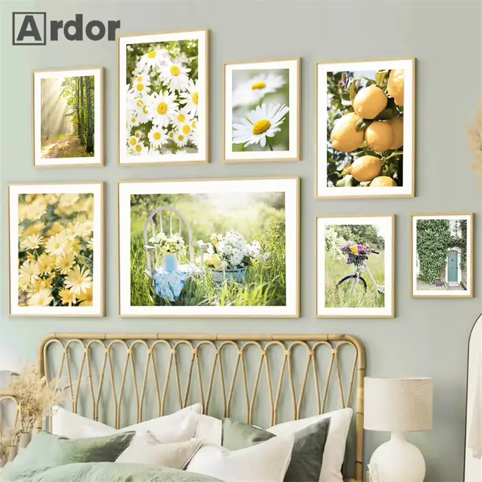 Affiche murale de paysage naturel de printemps