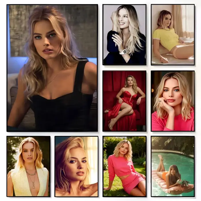 Affiche de la célèbre actrice Margot Robbie