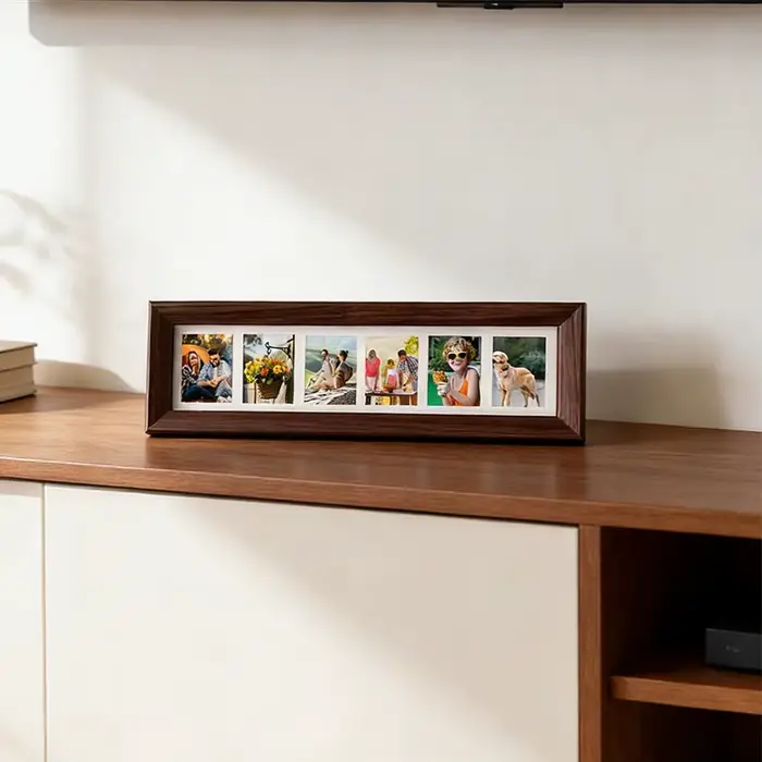 Cadre photo, cadre d'affichage pour 6 photos