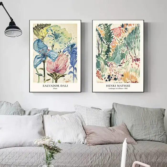 Van Gogh étoile Vase série affiche mur Art Matisse Vintage fleur toile peinture