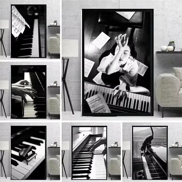 Affiches et imprimés de musique de fleurs