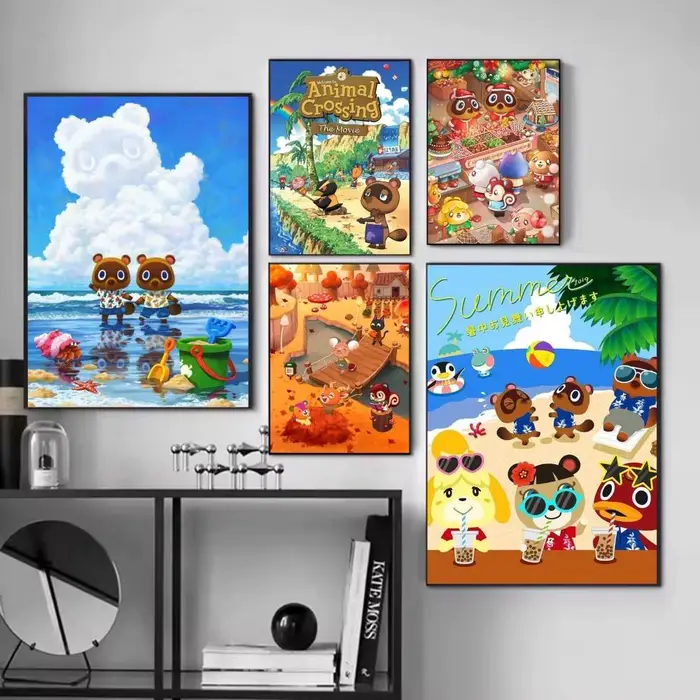 Affiches de dessins animés Animal Crossing