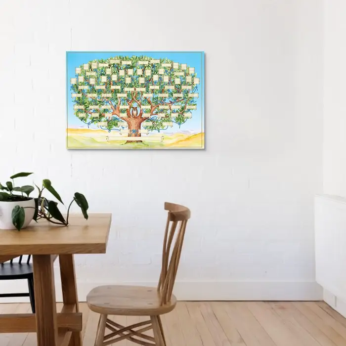 Diagramme de l'arbre généalogique à remplir