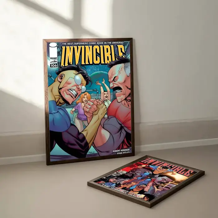 Affiche de bande dessinée I-Invincible