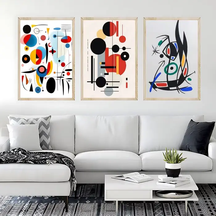 Joan Miro – affiche d'exposition abstraite Vintage