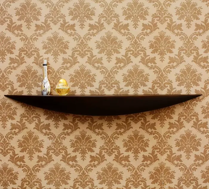 Étagère flottante créative scandinave en bois massif, pour salon, décoration murale de télévision mo