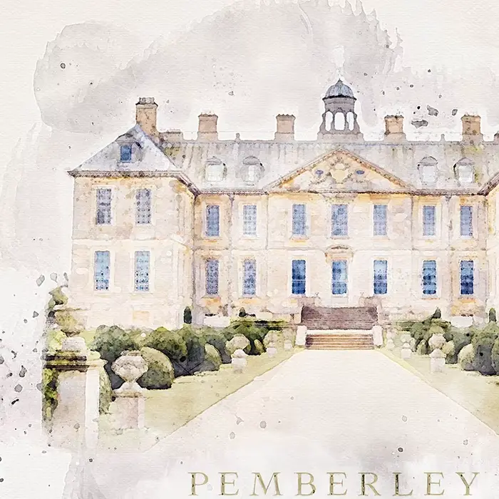 Affiche de fierté et de préjugés Pemberley