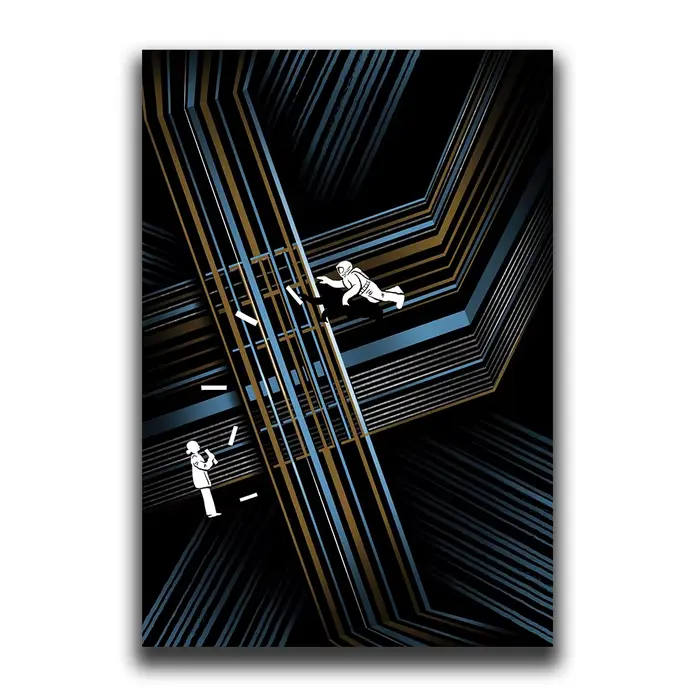 Affiche de film Interstellar, affiches de films de science-fiction et images d'astronautes, peinture