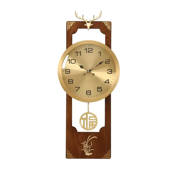 Horloge murale Design Restaurant classique luxe rond Art