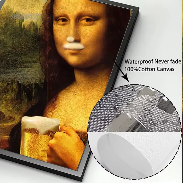 Affiches et impressions de Mona Lisa et chat