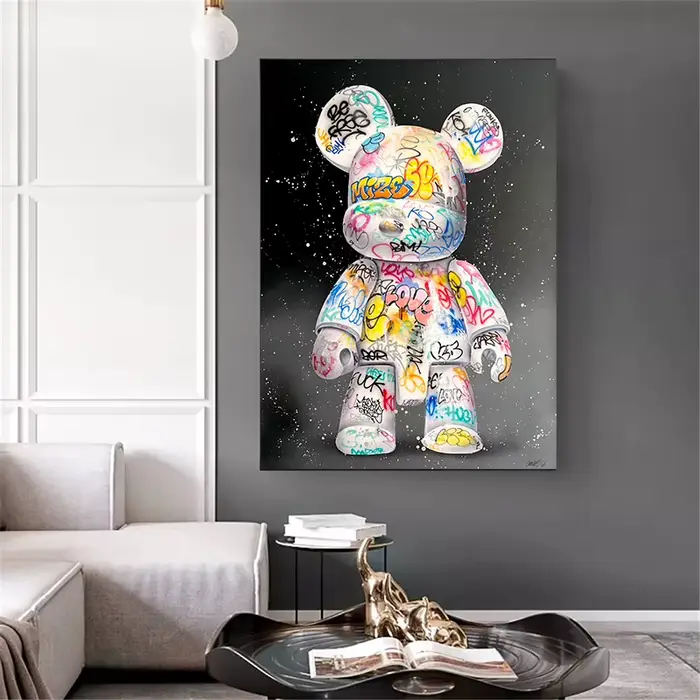 Banksy – toile de Graffiti murale