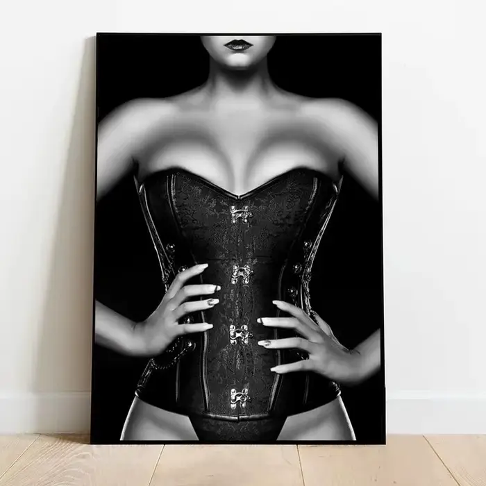 Affiche d'art Mural de femme nue Sexy, noir et blanc, décoration de maison moderne, images imprimées