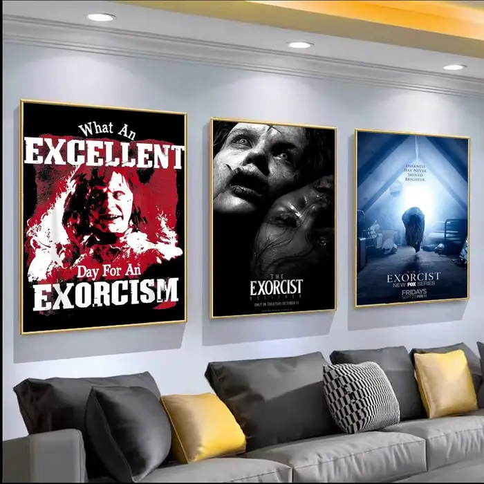 Affiche de film d'horreur classique The E-Exorcist