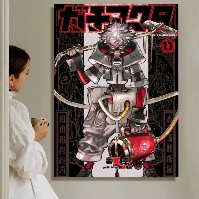 Anime G-G-Gachiakuta peinture calligraphie HD toile imperméable Art: décoration murale esthétique ma