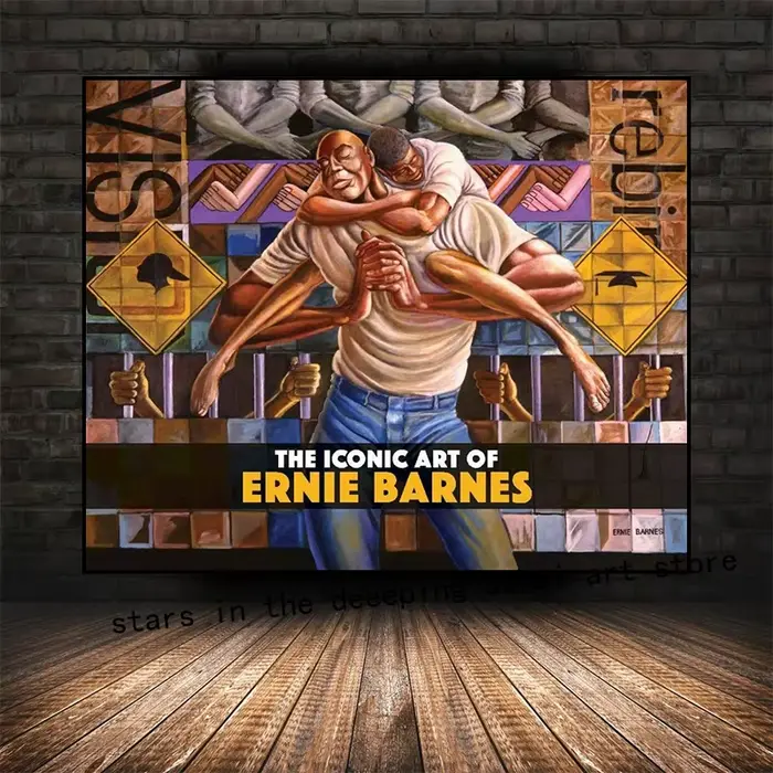 Affiche d'Art Abstrait Ernie Barnes Corne