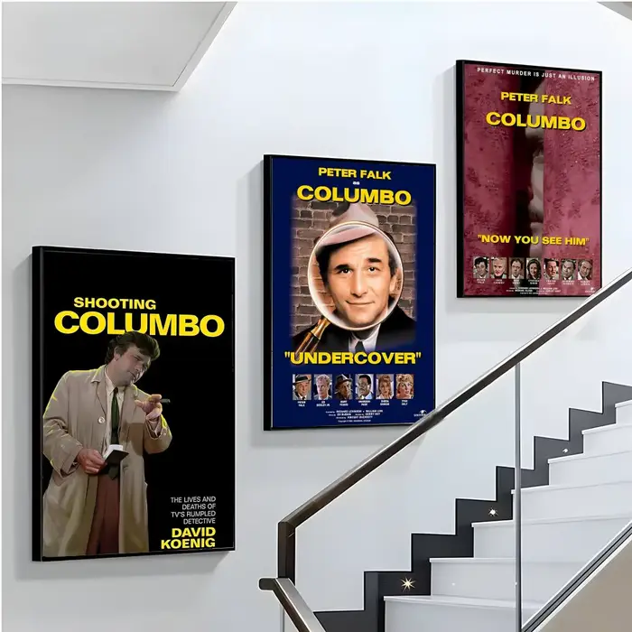 Affiche de détection policière C-Columbo
