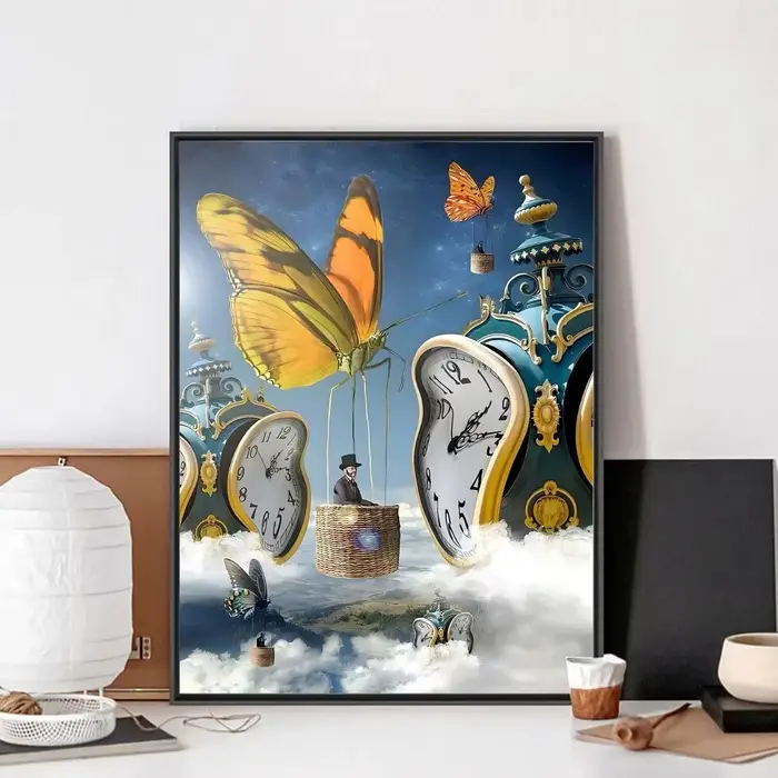 Affiches abstraites de surréalisme de Salvador Dali, toile d'art de mur, peinture, décor d'affiche, 