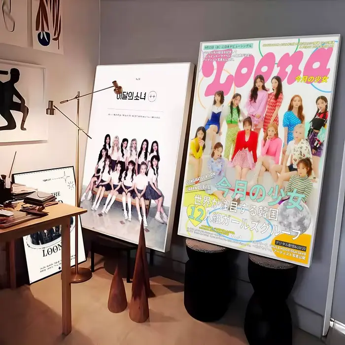 Affiche coréenne Kpop Band l-loona Kpop