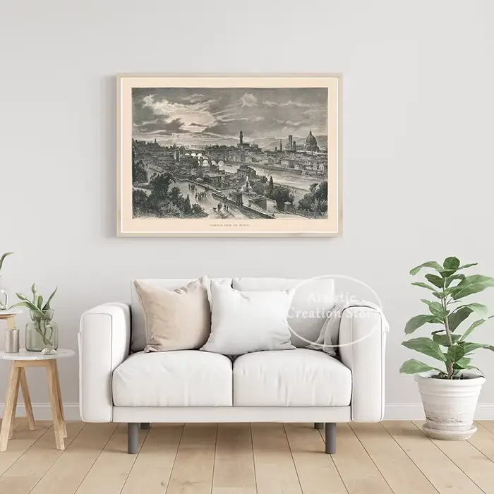 Peinture sur toile de paysage classique
