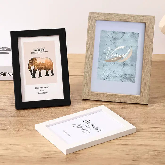 Cadre Photo en bois pour mur