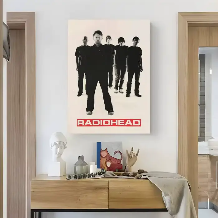 R-Radiohead – affiche arc-en-ciel, art HD, mur collant, étanche, pour la maison, salon, chambre à co