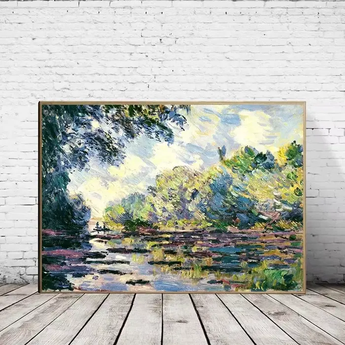 Peinture sur toile d'art romantique de l'artiste célèbre Claude Monet