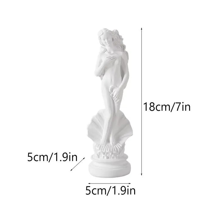 Vilead Aphrodite Statue la mythologie grecque déesse de la beauté résine Miniature Figurine livre ét