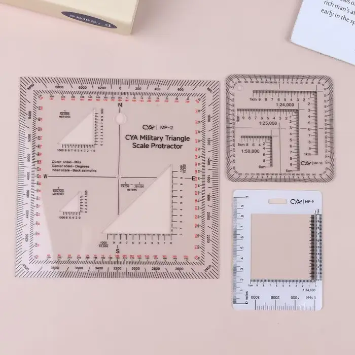 Carte topographique militaire pratique avec échelle de coordonnées militaires MGRS USNG pour les aventures de navigation maritime/terrestre