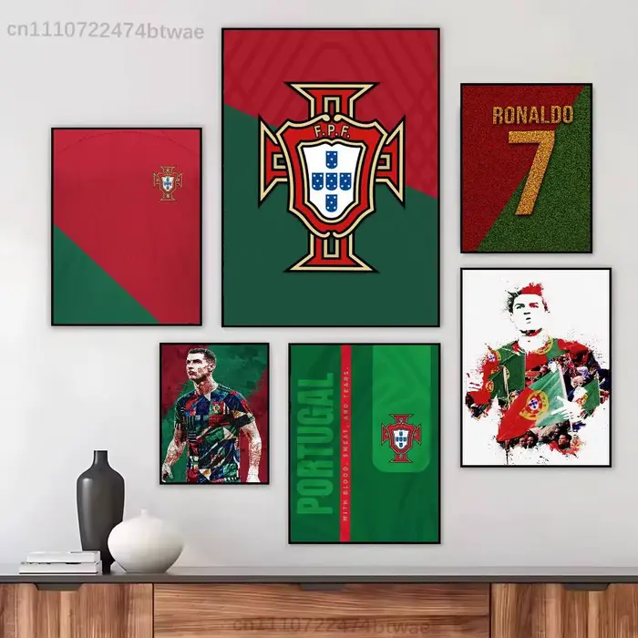 Affiche murale classique du Portugal POR 2026 WC