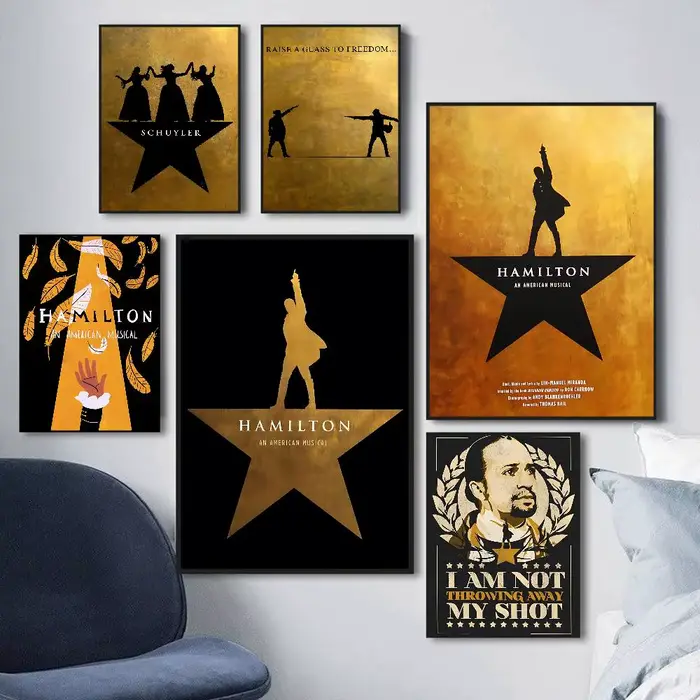 Affiche de théâtre Musical classique h-hamamilton