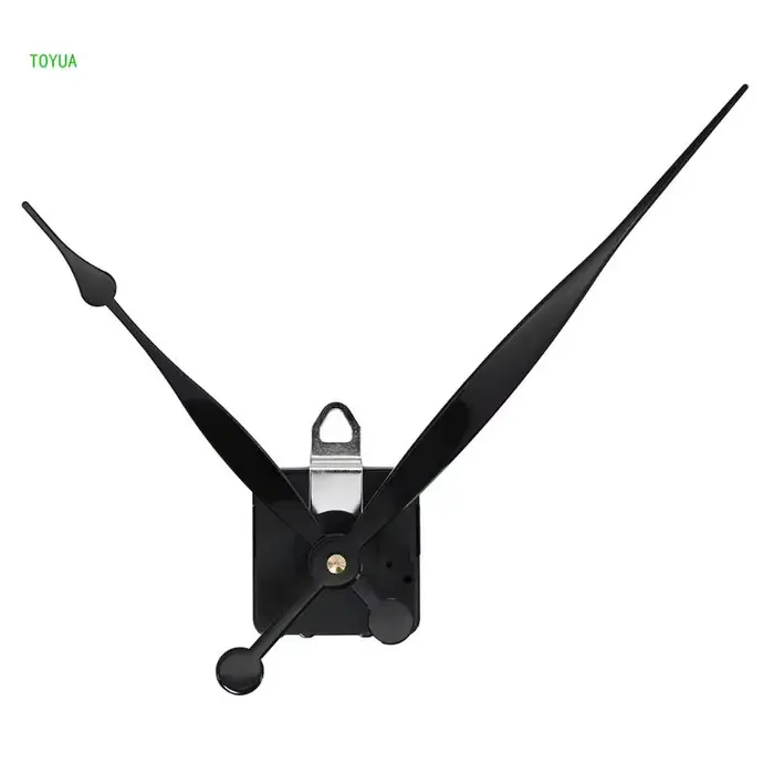 1 mécanisme mouvement d'horloge à arbre Long à couple élevé avec 2 paires mains pièces réparation