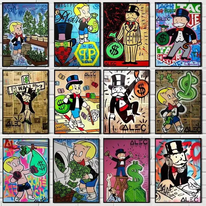 Affiche et impression de monopole Graffiti Alec