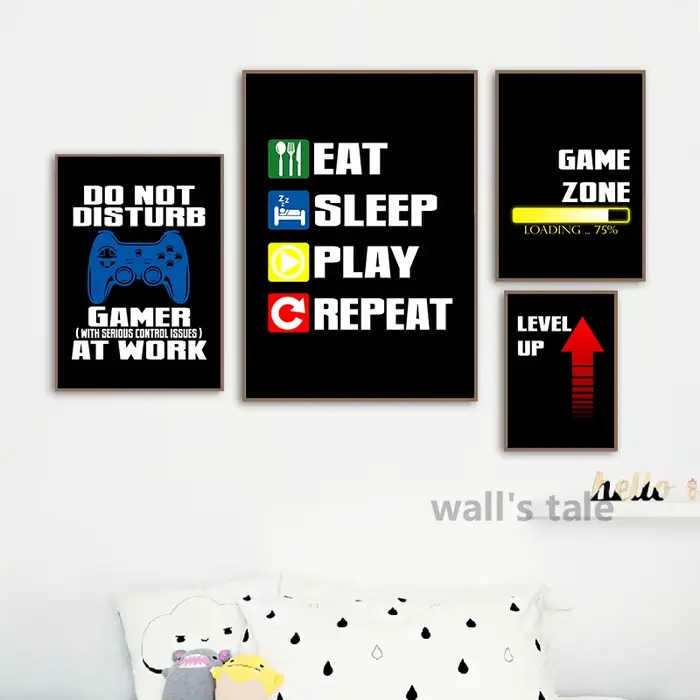 Affiches sur toile d'art mural de jeu vidéo