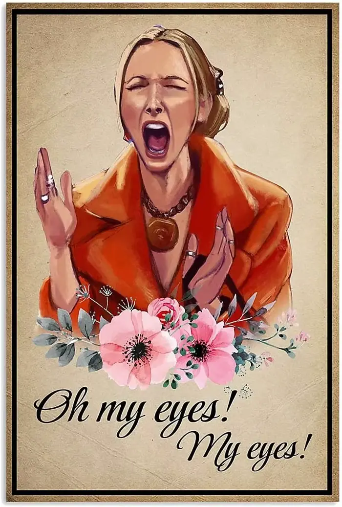 Phoebe Buffay "Oh My Eyes" drôle classique émission de télévision amis affiche toile peinture mur Ar