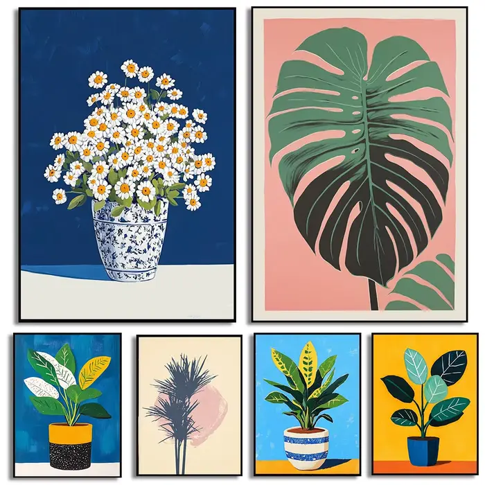 Affiche d'art Floral moderne