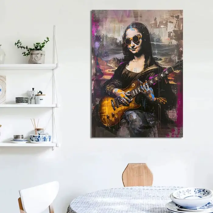 Leonardo Da Vinci œuvre salvator Mundi Mona Lisa toile peinture affiche impression mur Art pour salon décor à la maison
