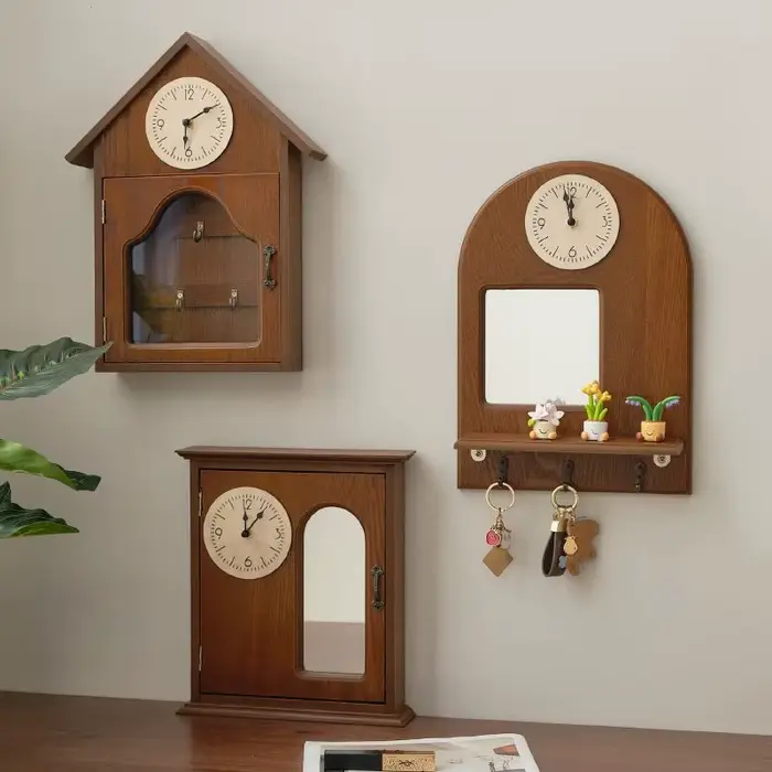 Ornements muraux décoratifs en bois