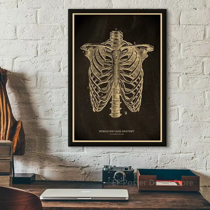 Affiche médicale Vintage