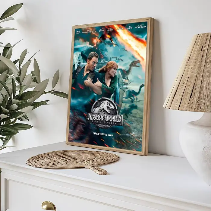 J-Jurassic P-Park film classique Vintage affiches décoration peinture mur Art blanc papier Kraft Kawaii chambre décor