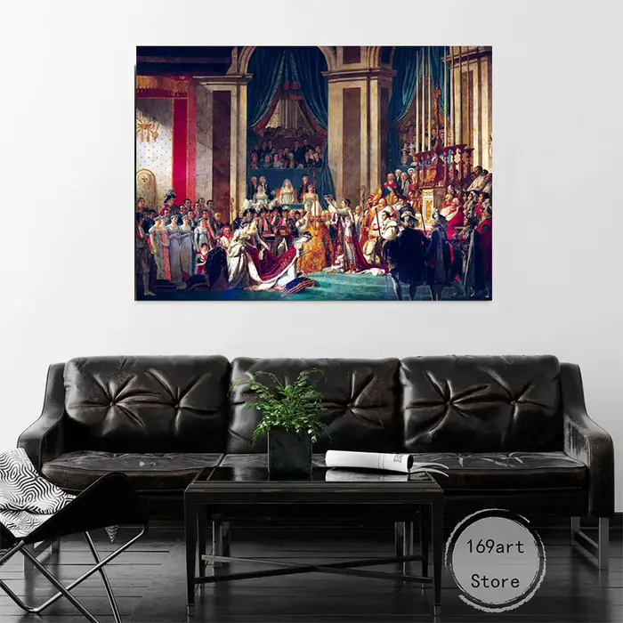 Napoléon citations traversant les alpes le chasseur de charge Art affiche toile peinture impressions murales photo salon décor à la maison